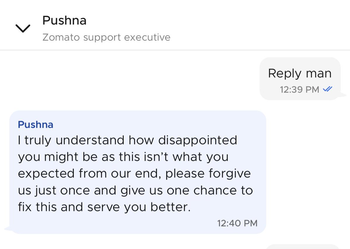 babugoodboy1993's tweet photo. @zomato is this how u reply after stealing customers money?? https://t.co/cYtR4XxeDi