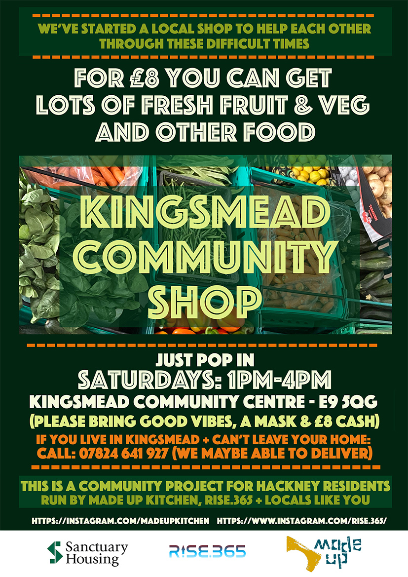 MadeUpKitchen's tweet image. This is what nourishing our community looks like. 
More then ever we want good food to be available to all. Please spread the word to East London Locals &amp;amp; Organisations. Come for the good food...and leave with extra good vibes @MadeUpKitchen &amp;amp; @365_rise