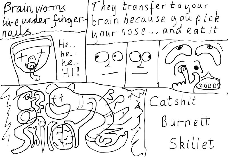 mxmcomic's tweet image. mxmanners.com/mxm0042
“Brain Worms”