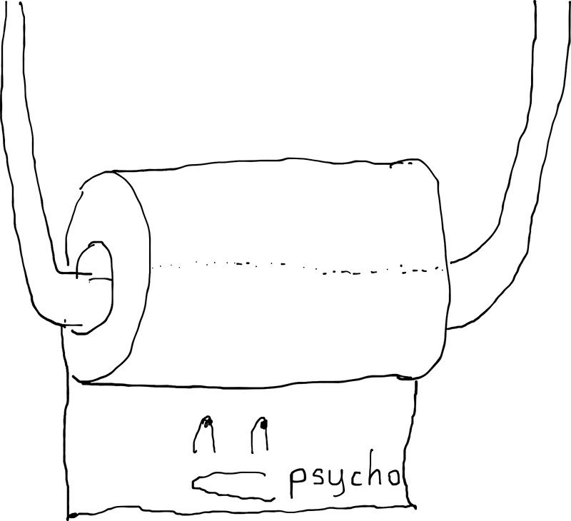 mxmcomic's tweet image. mxmanners.com/mxm0043
“Psycho”