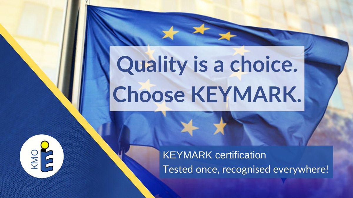 KEYMARKcert's tweet photo. 🏆 The #KEYMARKcertification is a voluntary #European quality mark for products and services, that is compliant with European Standards. It is owned by the European standardization organizations @Standards4EU and is issued by empowered CBs.

More info 👉 https://t.co/8NNTtfzO5G https://t.co/gGflWVUgDL