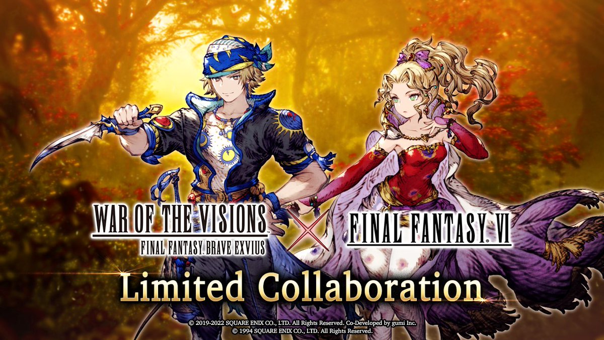 wotvffbe's tweet photo. Enjoying the FFVI Collaboration in #WOTVFFBE? How's your progress in the Event Quest? Also, don't forget to complete the Ex-Quests to obtain these crafting recipes!
- MR Terra's Sword Crafting Recipe
- MR Locke's Dagger Crafting Recipe
- MR Celes' Sword Crafting Recipe https://t.co/E8Re8oyK9I