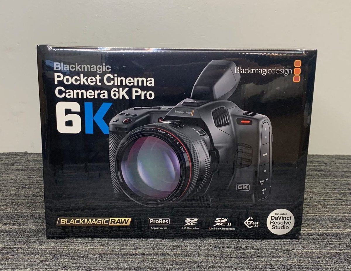 GBStore_Cm's tweet photo. Parce que vous méritez les dernières sorties d’équipements pour assurer la qualité de vos productions, retrouvez chez nous la nouvelle caméra Pocket Cinema 6K Pro de #Blackmagic.
💰 FCFA 1,850,000
☎️ 694566452 / 670638023
📍 Douala, Akwa. Face magasin Orca.
#BlackMagic6KPro https://t.co/8uRSbM34fo