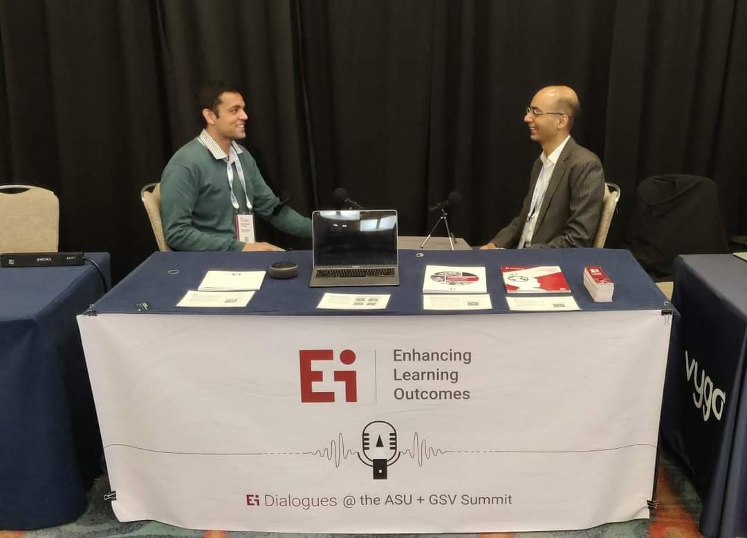 SANJAY9375's tweet photo. #WeAreEi #asugsvsummit
We're all set up at the ASU+GSV Summit 2022!
.
.
#WeAreEi #AsuGsvSummit #EnhancingLearningOutcomes #edtech https://t.co/4qUMi0PJrU