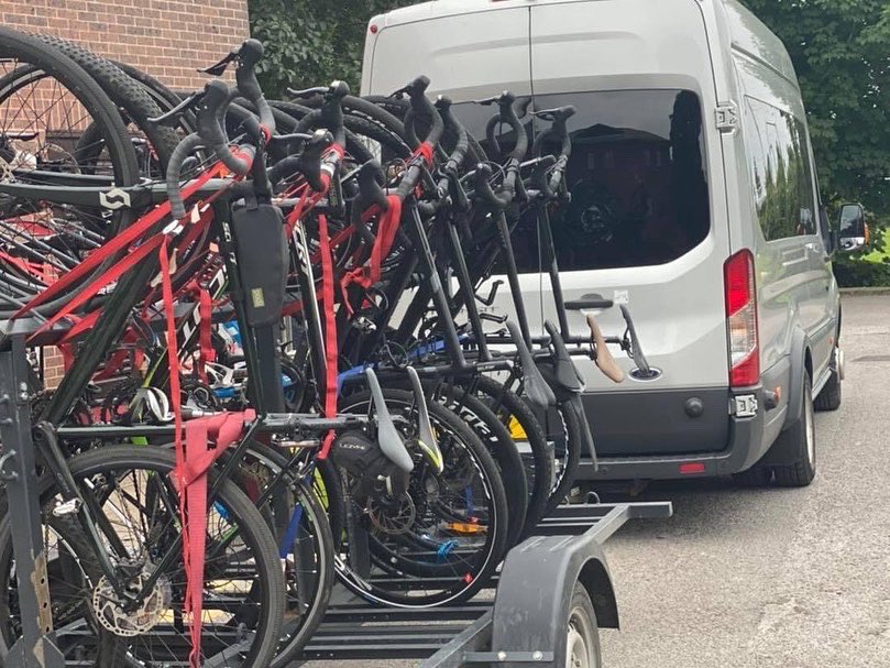 CroftTravel's tweet photo. BIKE BUS AND TRAILER! 🚴 😎 

Cycling season is definitely upon us, our carrier services have been in high demand already. If you need transport anywhere in the UK for your cycling team and bikes, we can help with our specialist bike trailer. 

https://t.co/ZXJfH2e6ey https://t.co/epZA3BWt2M