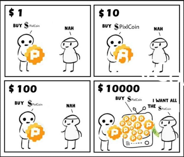 community_pixl's tweet photo. People are like letters. A beautiful sentence is formed when beautiful people (#PXLC Army) come together. its fruit is @PIXLCoin. It is invincible before it matures. Buy the dip+Patience+Hold 💪💯💎
#Crypto #CryptoNews #altcoin #NFT #NFTs #Binance #BSC #BSCGem #BTC #BNB #ETH https://t.co/nuZtawsdxJ