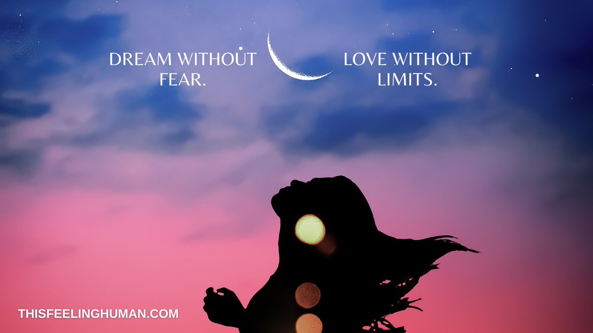 thisfeelinghum1's tweet photo. Make every moment count. Live your dreams. Live them out loud. Love without limitations. Have you followed your dreams without being afraid of the outcome?
Visit https://t.co/8NjPBRtIuQ
#dream #love #peace #dreamwithoutfear #fearless #motivation #inspirational #selfdevelopment https://t.co/iGtWd6Aytc