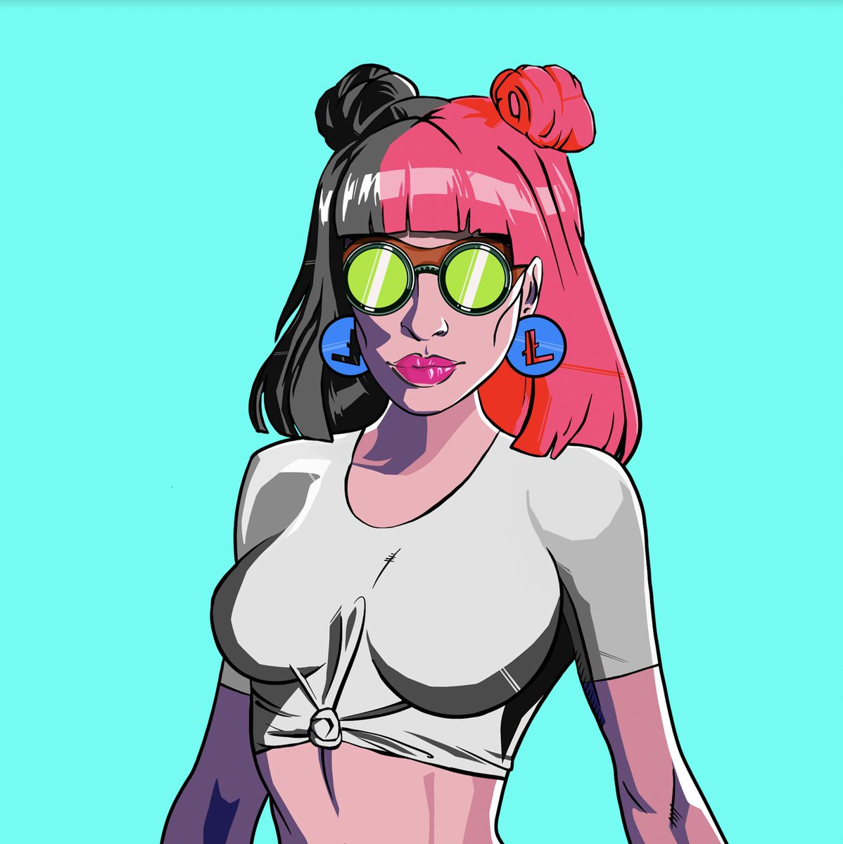 CryptoGirlNFT_'s tweet photo. The 'Empathetic', 'Gracious' and 'Motivated', 'Inventor'.  Did you know all of our Crypto Girl Collectable 1 of 1s are named after traits we feel a Warrior must possess? #cryptogirlnft #cryptogirl #nftart #nft https://t.co/M52Bklvo4l