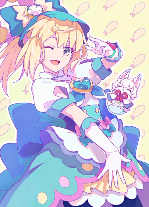 キュアセイバーリリィとフォウフォウ #FGO 