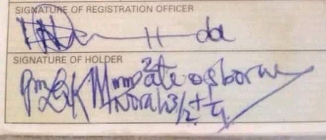 AdvoBarryRoux's tweet image. What really goes through the mind of these people who signs like this: