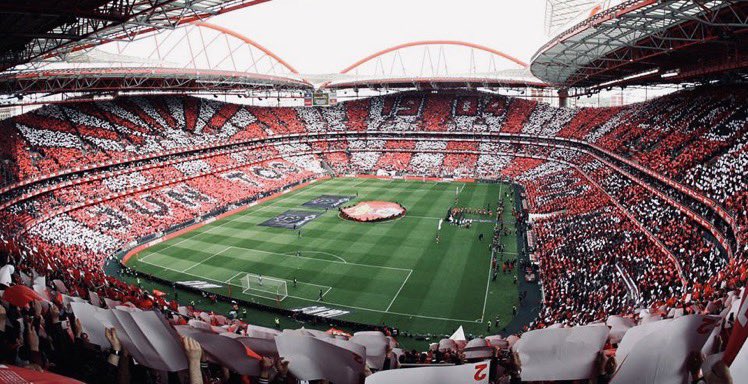 Hoje não é um dia qualquer… hoje joga o Sport Lisboa e Benfica. Preparem-se para o INFERNO DA LUZ! 🔥 Sem medo.