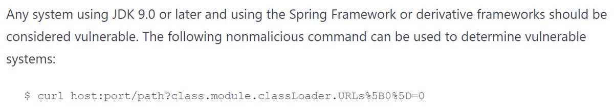MSetyler's tweet photo. Spring4Shell has generated lots of questions.
There are detections and hunting to be done in this article. But overall the exploit attempts really are low https://t.co/RN5dhvlTz4