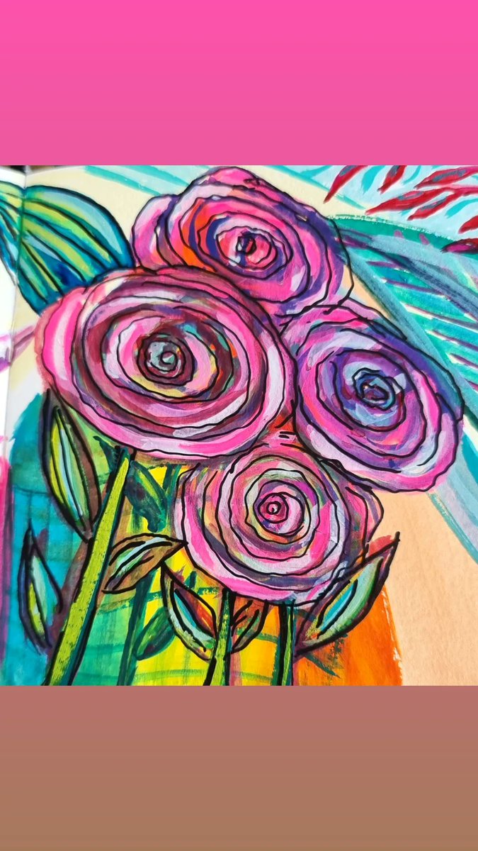 alittlebitolou's tweet photo. Some abstract flowers from my sketchbook. I try to do draw/paint every day.
#sketchbooktour #artistsontwitter #ArtistOnTwitter #gouache https://t.co/OixAFJa3ce