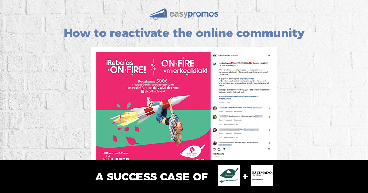 easypromosapp's tweet image. 🚀 Sales season is a perfect opportunity to boost a brand's visibility on social media and reactivate its online community. Take a look at how “El Boulevard” shopping mall got over 163K impressions and 4K comments➡️ epr.ms/3NOlBso
#DigitalMarketing #SuccessCase
