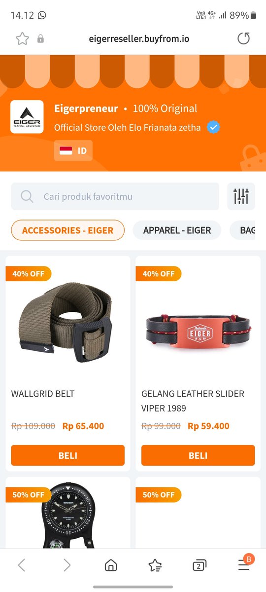ElmoZetha's tweet photo. https://t.co/U2IJSrBciH

Langsung di klik untuk dapatkan promo dan diskon barang kece dari Eiger indonesia https://t.co/DnlXmOb2oU