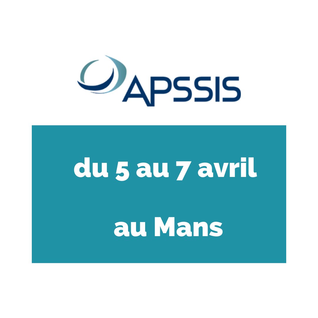 Retrouvez nos experts en #cybersécurité lors de l'#APSSIS dès aujourd'hui et jusqu'au 7 avril au Mans !
