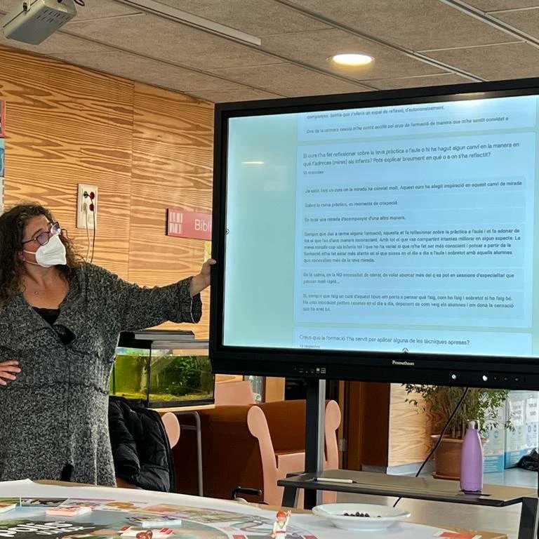 BiopolisJunior's tweet photo. 1. FORMACIÓ INTERNA (FIC) en ACOMPANYAMENT EMOCIONAL i GESTIÓ de CONFLICTES amb METODOLOGIA BIOPOLIS JUNIOR amb l'equip de l'escola Matagalls de Sta. M. de Palautordera, facilitada per Toñi Martínez🎁 FORMACIÓ RECONEGUDA PEL DEPT D'EDUCACIÓ #biopolisjunior #biopolisworld https://t.co/JATobcRuR4
