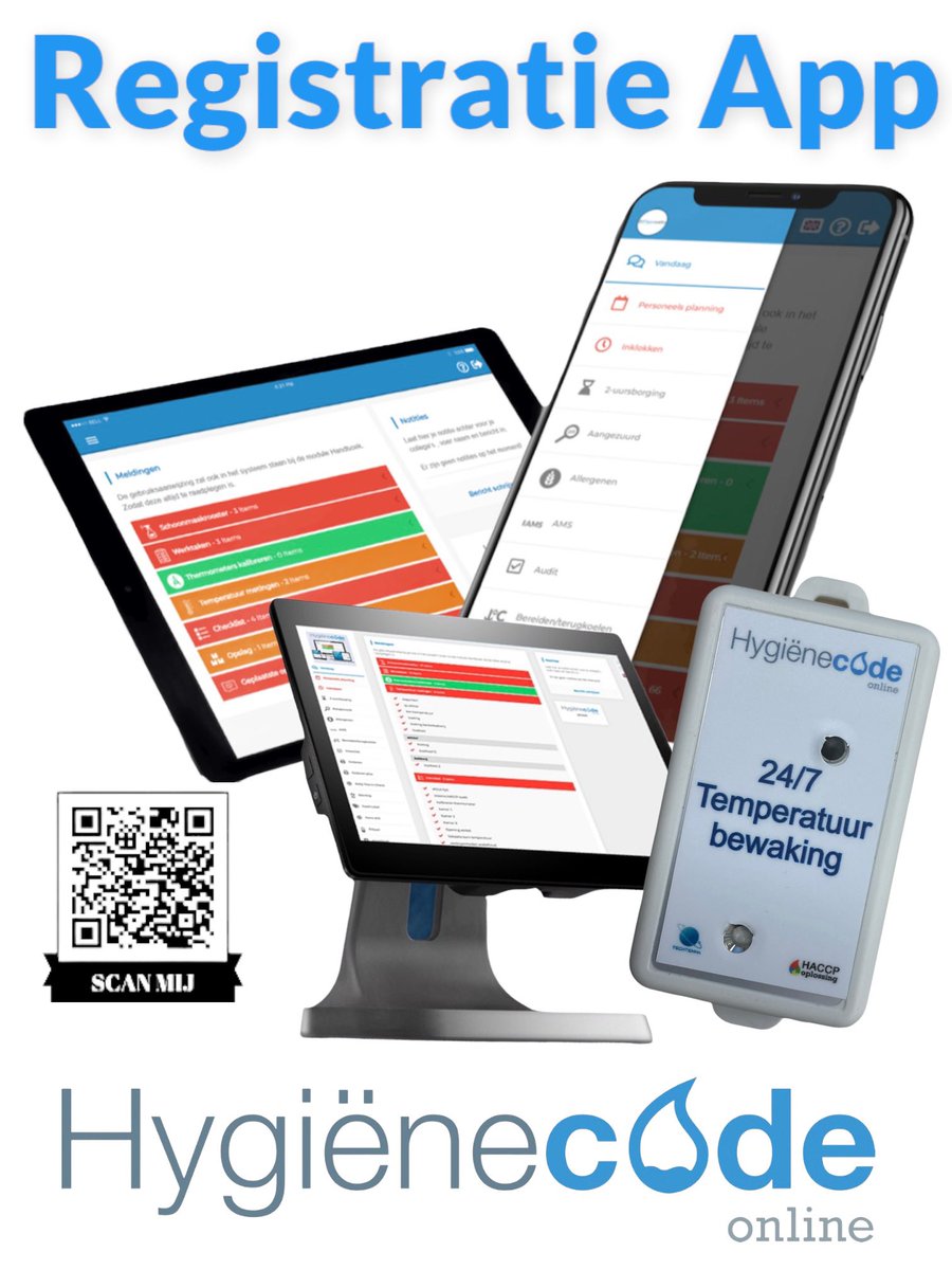 Meer info over HACCP registratie App hygienecodeonline.nl #horeca #slagers #poeliersbedrijf #catering #cafetaria #bakker #restaurant #Pizza #haccp #visspecialist