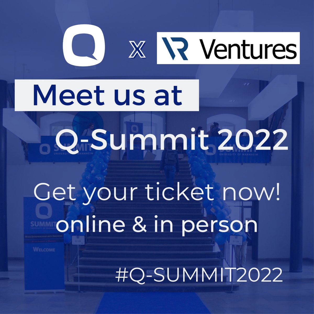 We are happy to announce that @MickaelBell90 and @RichardWurl from our Investment team will be attending this year's @Q_Summit_Ma on April 21st and 22nd in Mannheim on behalf of VR Ventures! If you want to meet them, contact Mickael and Richard in advance. See you there!