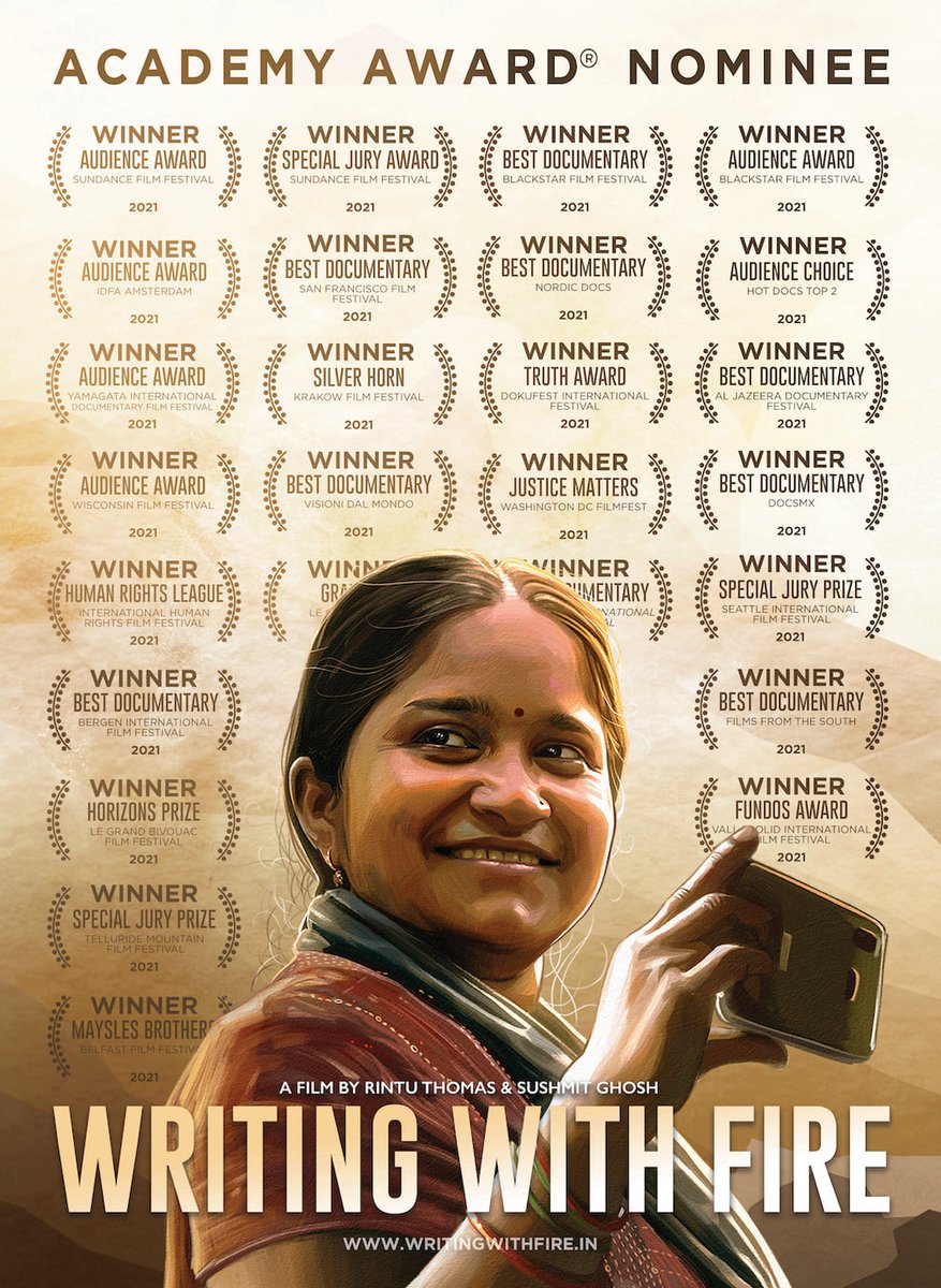 PHCinema100's tweet photo. Dokyu Power's closing film!

Writing with Fire by Sushmit Ghosh and Rintu Thomas is about Dalit women, considered one of the most oppressed people in the world, running an all-female publication in India with only their smartphones. 

1/3 https://t.co/wsGhsUFJFi