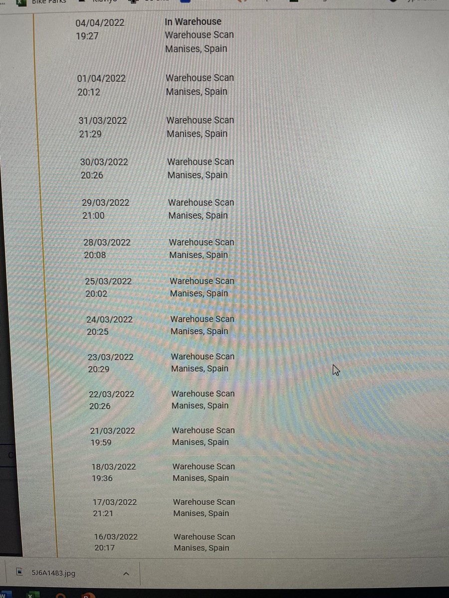 domgb_'s tweet photo. @UPS I have a parcel that was sent via yourselves from Spain on 15.03.22 and it has sat in a warehouse for over 2 weeks now. What is going on!? https://t.co/AROLPCgSd4