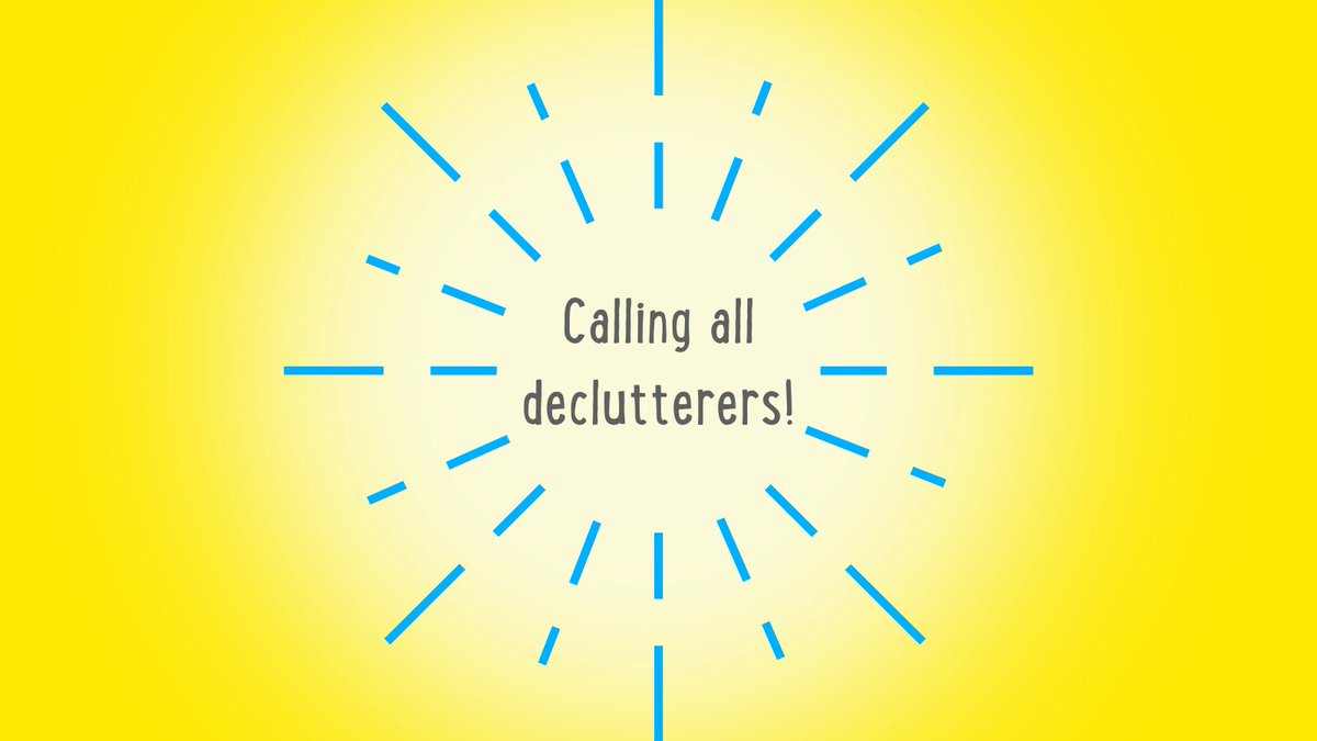 GoodMineUK's tweet photo. Are you a #Declutterer? We'd love to know how you help your clients to pass things on. We're launching an app which collates online &amp; local options for #Reuse &amp; #Recycling into one place - get in touch if this sounds like it would be useful! #ThrowAwayBetter https://t.co/jnjmUOg7GM