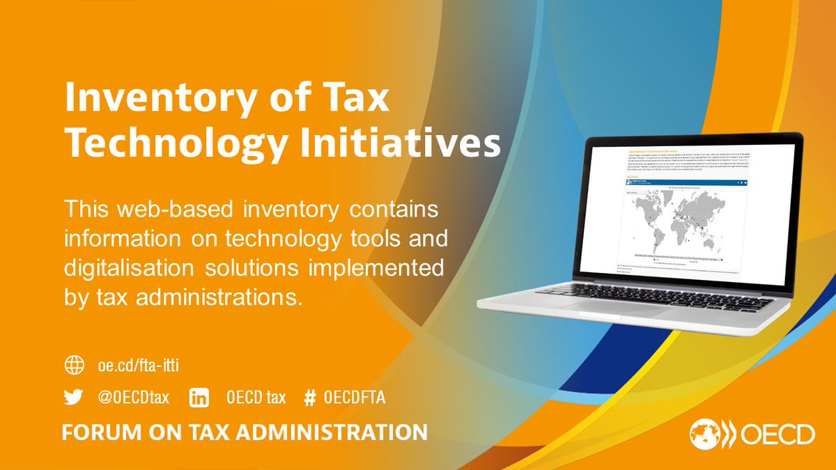 OECDtax's tweet photo. [OUT NOW] New OECD tool provides insights into #digitalisation practices and initiatives for 76 #tax administrations.

🗞️ Read more ➡️ https://t.co/HOkQ3FZWMN

#taxadministration #OECDFTA #ITTI https://t.co/FWi95bLOWe