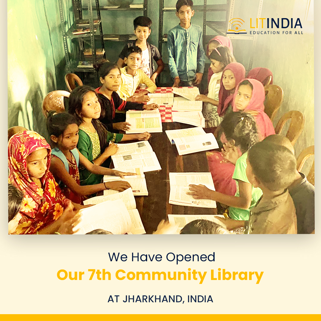 ProjectLitindia's tweet photo. - We are happy to announce the opening of Project Litinda's seventh community library in India and our first library in Jharkhand at Daltongang.

#HWCindia #Library #projectlitindia #Education #poverty https://t.co/LPt7bmvBRj