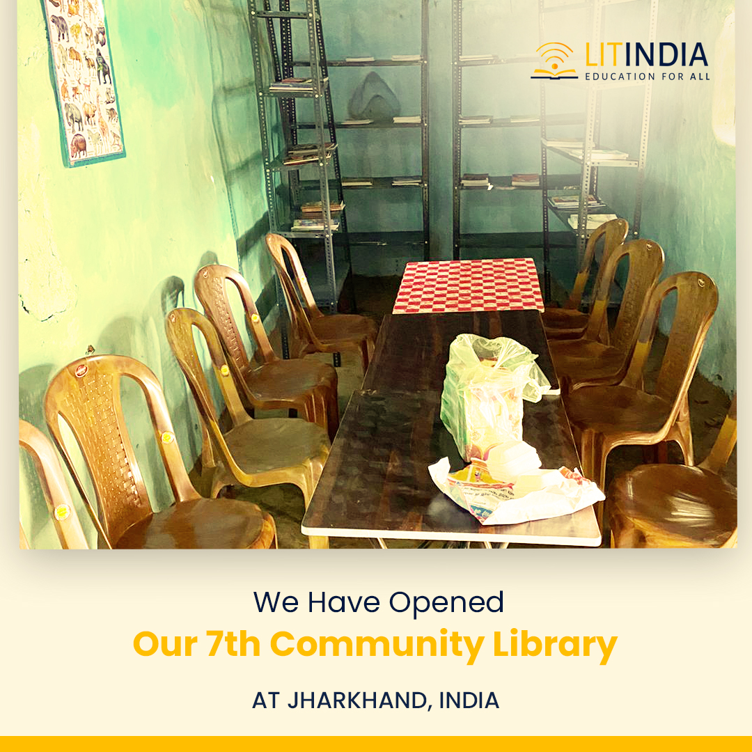 ProjectLitindia's tweet photo. - We are happy to announce the opening of Project Litinda's seventh community library in India and our first library in Jharkhand at Daltongang.

#HWCindia #Library #projectlitindia #Education #poverty https://t.co/LPt7bmvBRj