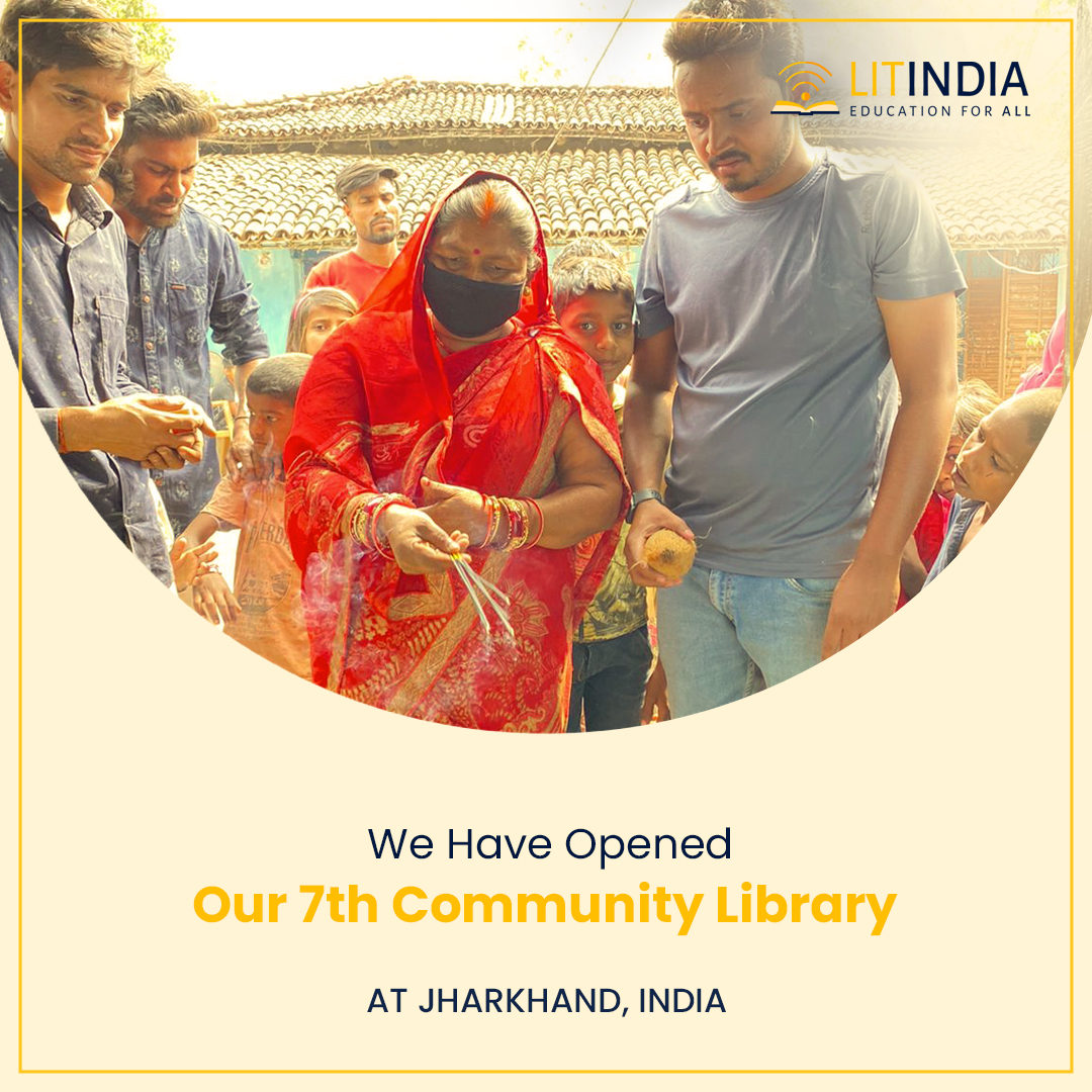ProjectLitindia's tweet photo. - We are happy to announce the opening of Project Litinda's seventh community library in India and our first library in Jharkhand at Daltongang.

#HWCindia #Library #projectlitindia #Education #poverty https://t.co/LPt7bmvBRj