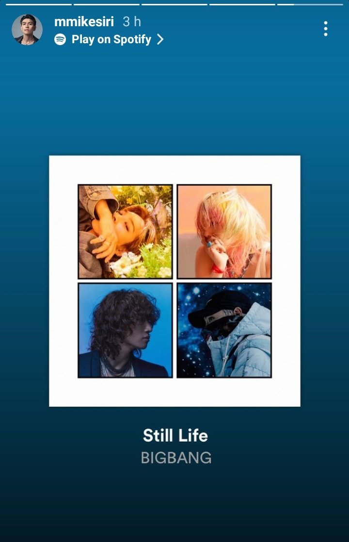 gtoparchives's tweet photo. thai artists who have listened to still life &amp; shared it on their instagram stories. bigbang is also so famous in thailand! 🥰

#BIGBANG_StillLife
#BIGBANG https://t.co/ZhClz0XFgB