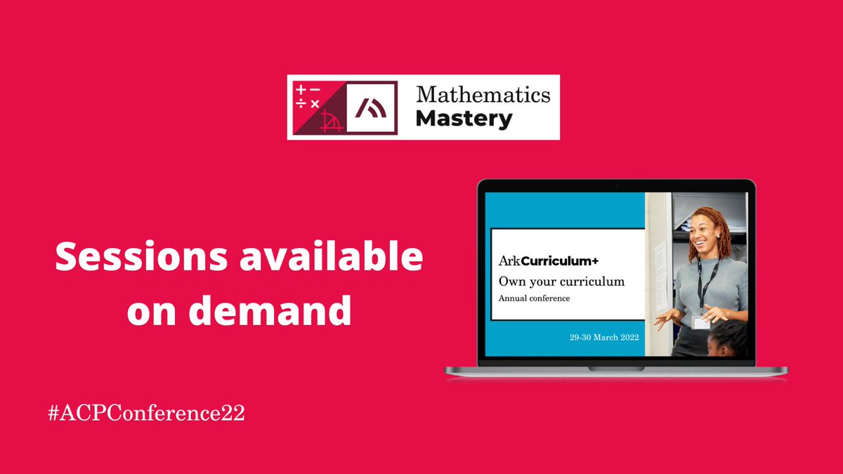 MathsMastery's tweet photo. Partner schools, you can now access sessions from #ACPConference22 on #MyMastery!
Primary - https://t.co/xRw2PycjFj
Secondary - https://t.co/fZtJAhzZLk
Sessions include @Ofstednews, @CambridgeMaths, @MichaelOllerton @annemathswatson, @ATMMathematics, @KeepEYsUnique & more. https://t.co/jY9jb96iOm