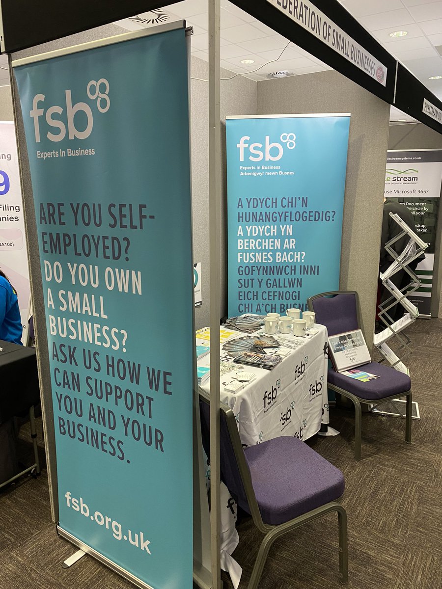 FSBSouthWales's tweet photo. Delighted to be at the Welsh Business Show in Cardiff today and really looking forward to meeting small businesses attending! Come and say hello! https://t.co/VIezHmMbqz