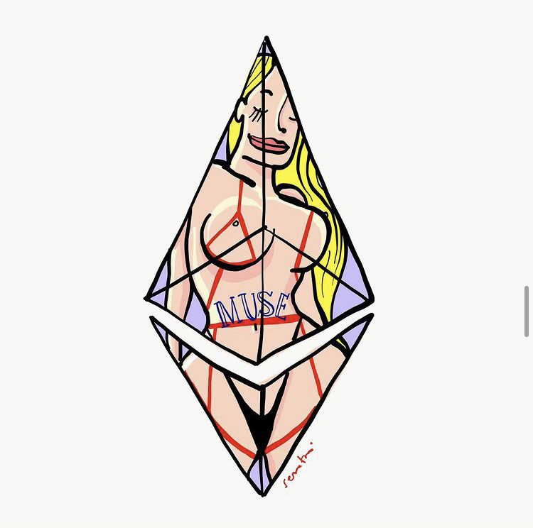 SenatoriArtist's tweet photo. NFETH #muse #Ethereum #nft #nftart #nfeth https://t.co/zKxYeLWUao