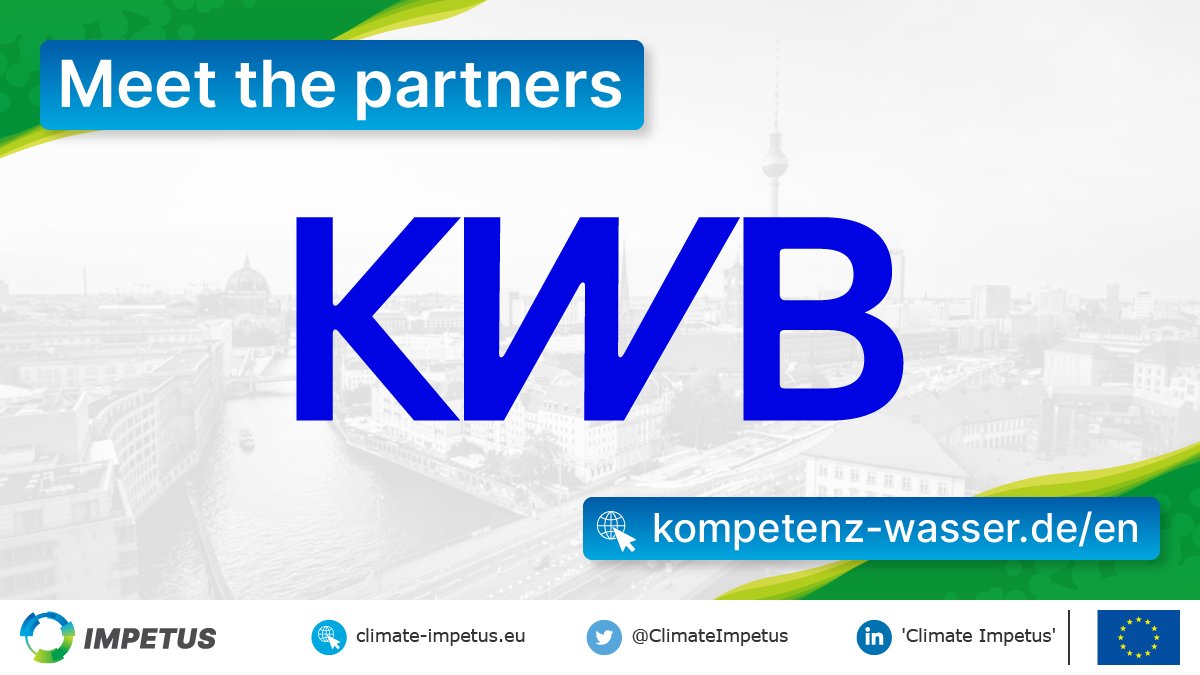 ClimateImpetus's tweet photo. Our #Berlin team coordination is led by @kompetenzwasser. Learn about them &amp;, if you're there, help your community adapt to #climatechange: share knowledge, concerns &amp; ideas in their (German or English) #ClimateImpetus survey: https://t.co/HwO5WbacBG
#ClimateAction https://t.co/wAah5vMa9A