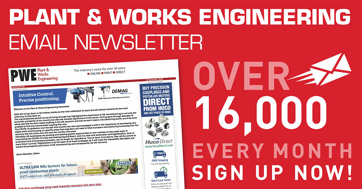 Get more news and articles delivered to your inbox FREE with the Plant &amp; Works Engineering digital newsletter.
Click the link to sign up 👉🏻 bit.ly/3kDQUYM
#engineering #maintenance #conditionmonitoring #cmms #boilers #burners #news