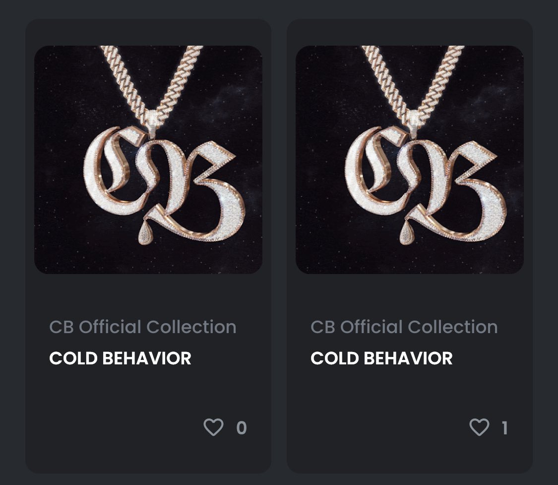 FERBIOUSS's tweet photo. Appreciate the free #NFT airdrop couldn’t be more keen for reveal 🤩🙌🏾 @Cold_Behavior @2nboi @EVSTBOI #DeFi #Metaverse #blockchain #coldbehavior #CB #NFTCommunity #Web3 #3Danimation #3dart https://t.co/C5GgrQDsNn
