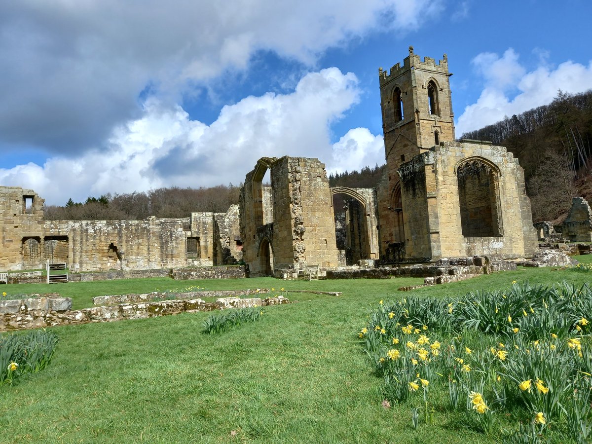 RuthKnight150's tweet photo. Reliving a sunny weekend of Yorkshire visits on a grey London morning #PickeringCastle #KirkhamPriory #MountGracePriory all, of course, #EnglishHeritage https://t.co/ffP75c6Y5Z