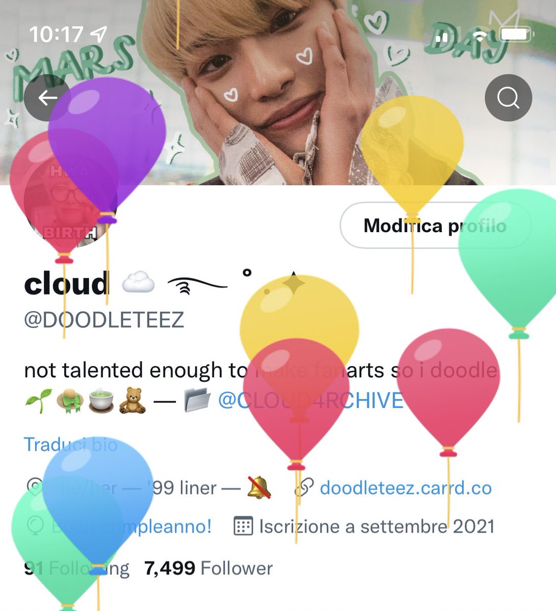 DOODLETEEZ's tweet photo. its my birthday 🥳🎈 https://t.co/eaRbJtjiH8