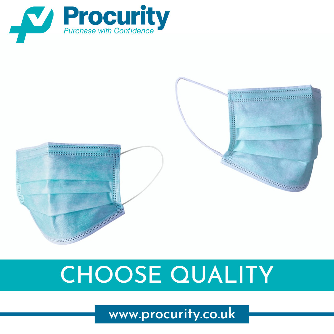 Procurity1's tweet image. Why does the quality of face masks matter? The quality of the materials can make the difference in whether small particles can get through them. You can trust the quality of our masks. Shop our range 👉 procurity.co.uk #masks #wearamask #safetyfirst #staysafe #coronavirus
