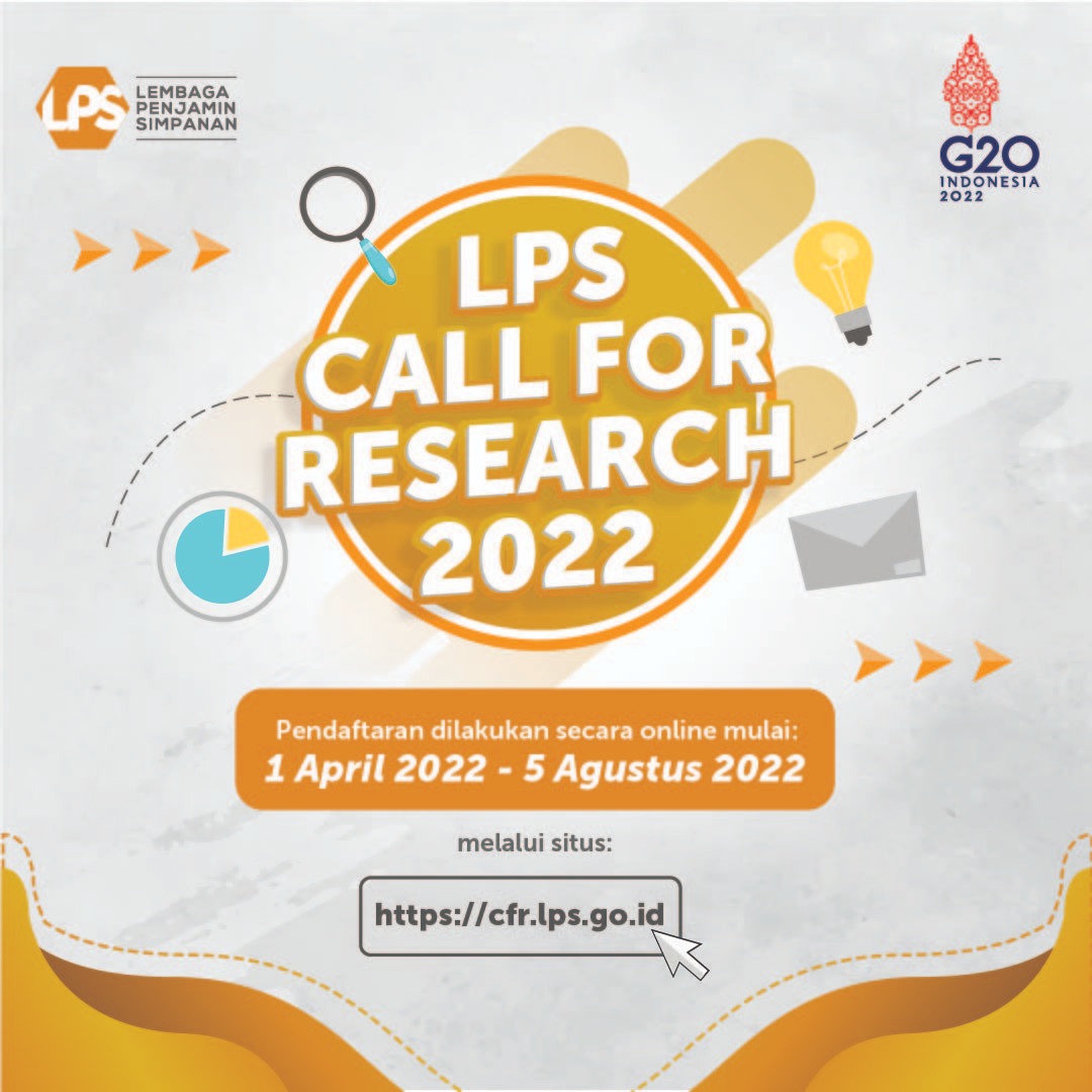 lps_idic's tweet photo. Persiapkan dan jangan lupa daftarkan dirimu dan menangkan hadiah total sebesar Rp205.000.000.
#LPSIndonesia #AmanAdaLPS #LPSAmanAda3T #SahabatNasabahIndonesia #CallforResearch #CFR #CFR2022 https://t.co/0N1UbMhpK9