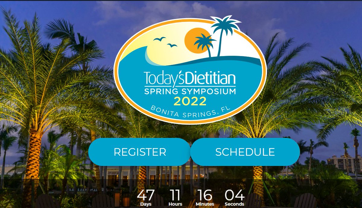 Looking forward to meeting Dietitian thought leaders in Bonita Springs, FL in just 47 days! 

#dietitians #astaxanthin #health #wellness #dietgap #supplementation