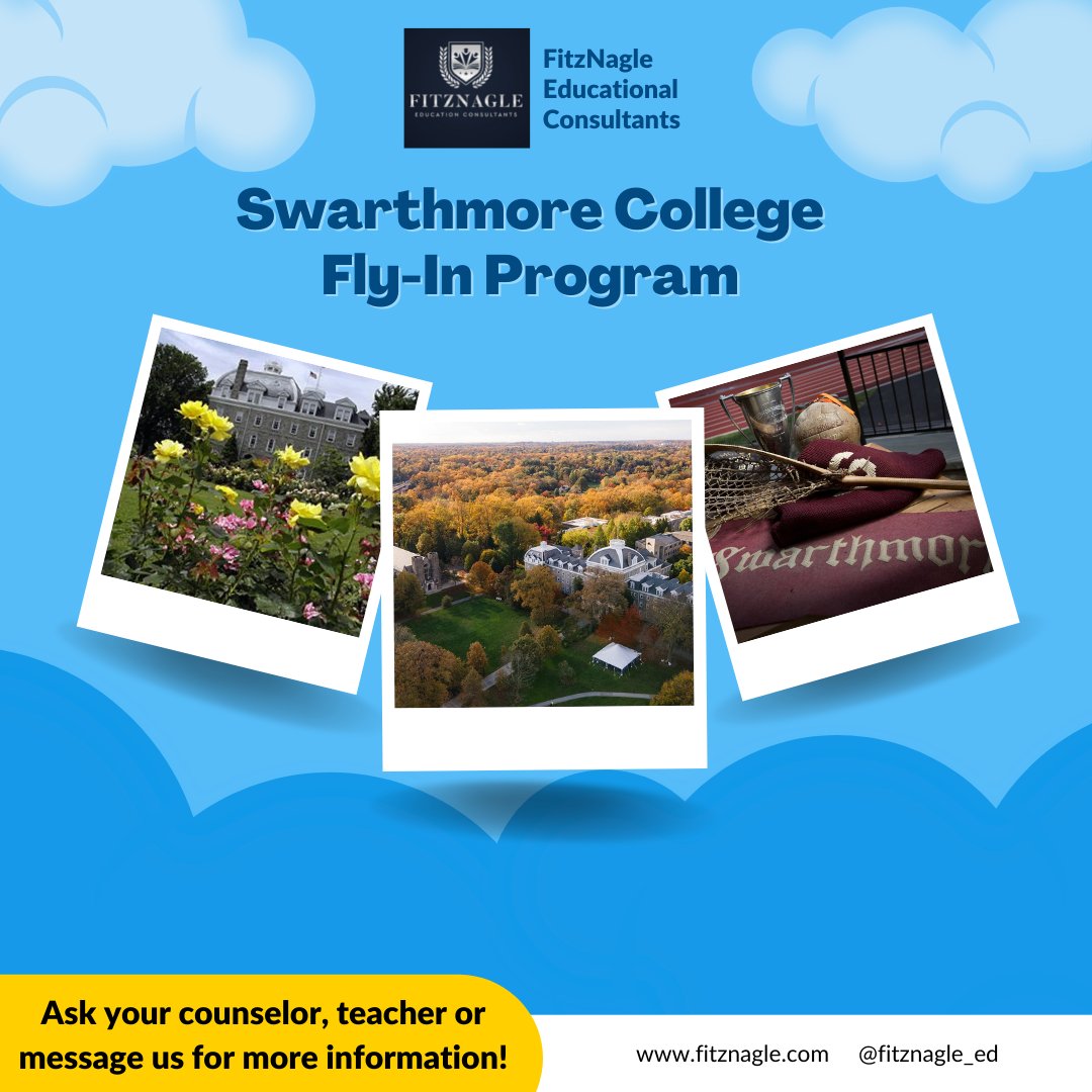 fitznagle_Ed's tweet photo. Students who are selected can expect an all expenses paid trip. Rising seniors who are chosen will learn more about Swarthmore College and their application and financial aid process. The nomination deadline is June 15 and first generation students are encouraged to apply. https://t.co/EFbDqSK5m6
