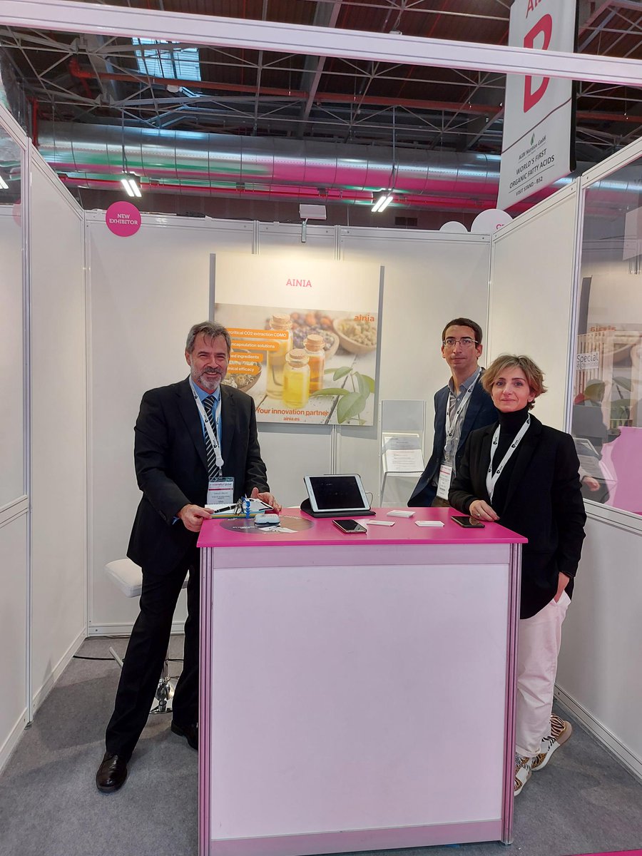 ainiatecnologia's tweet image. ¡Todo preparado para arrancar la feria @incosmetics!

#incosmetics #cosmética