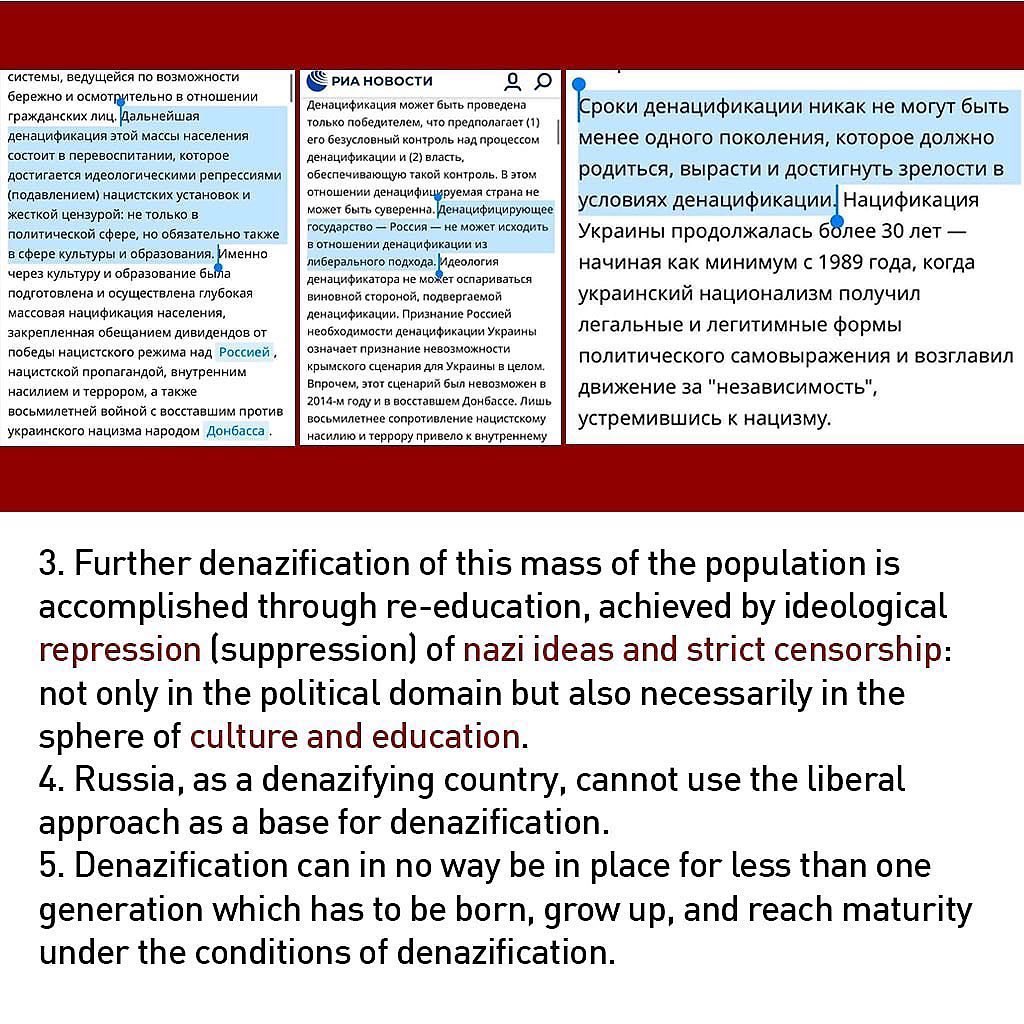 ptuxerman's tweet photo. In substance, this is the “Final Solution to the Ukrainian Question”
A translation of russian public news Agency RIA Novosti. https://t.co/RBfFHm9q3T