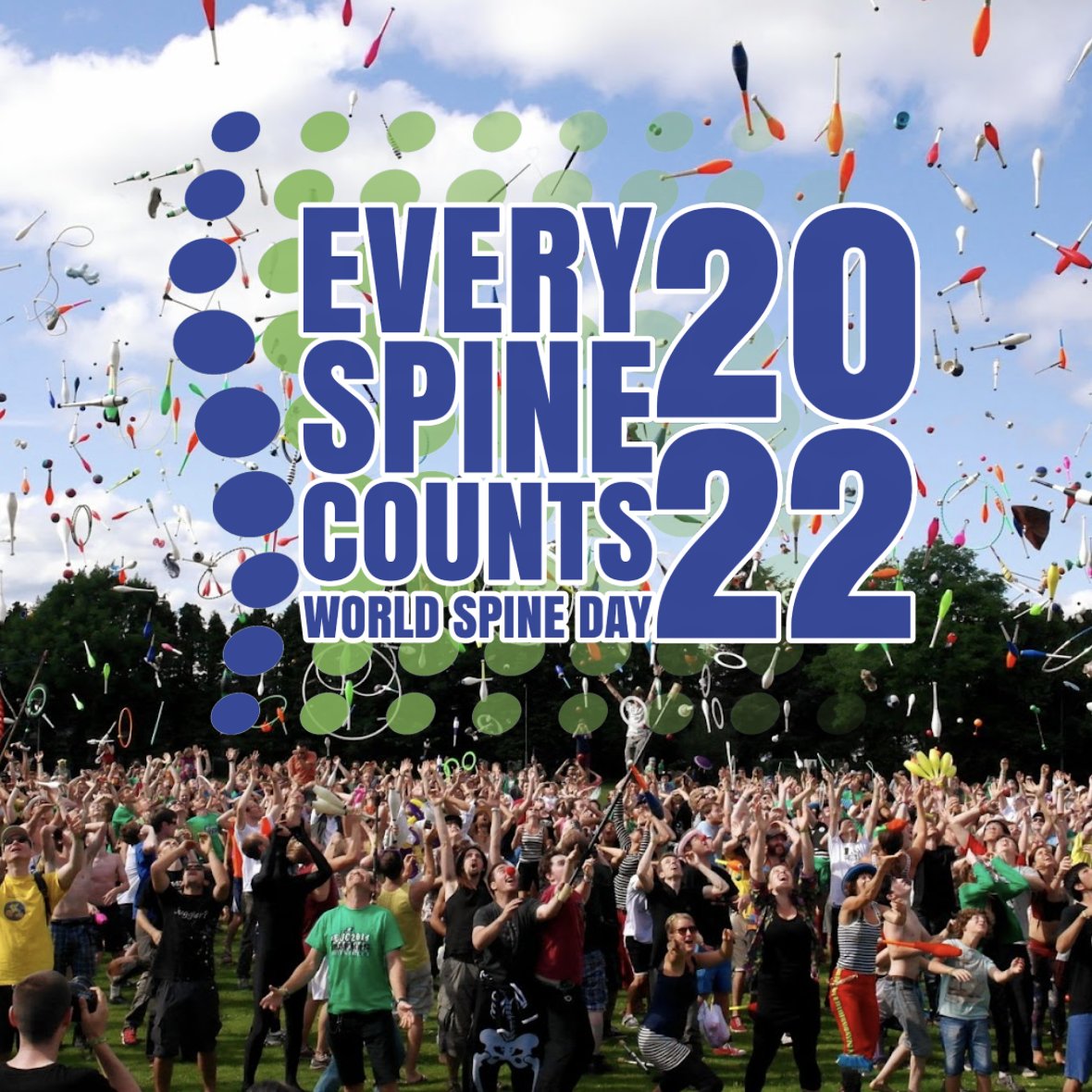 🎉 WORLD SPINE DAY THEME ANNOUNCED 🎉  
#EVERYSPINECOUNTS will encourage spinal health promotion, rehabilitation, and reduction of pain from multifaced vantage points such as comorbidities, disability, and social determinants of health. 💥