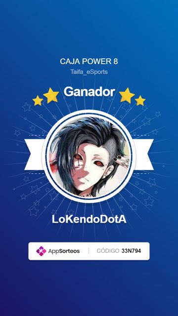 🥳GANADORES DEL SORTEO 🥳

Los ganadores tienes 24h a partir de la fecha de este tweet para ponerse en contacto por MD

<a href="/PousHernandez/">naranjerovalenciano</a> - Brawl Pass
@LoKendoDotA - Caja de <a href="/Power8Drinks/">Power 8 Drinks</a> 
@foggellarmy - Brawl Pass

¡Muchas gracias por todas las participaciones! 

#WorkingTaifa 💙💛