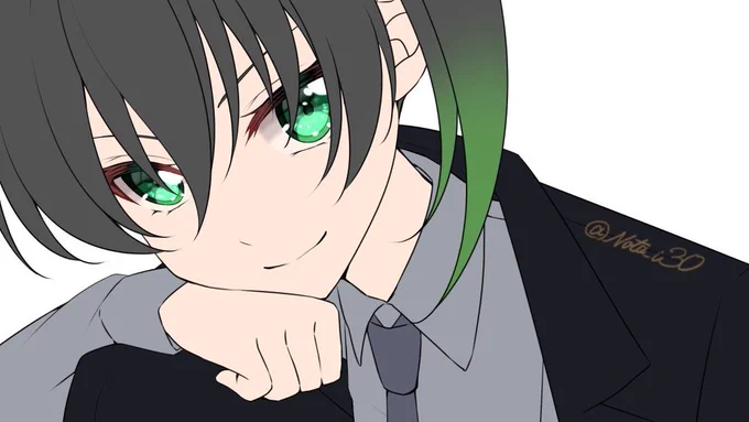 描いてるー! 
