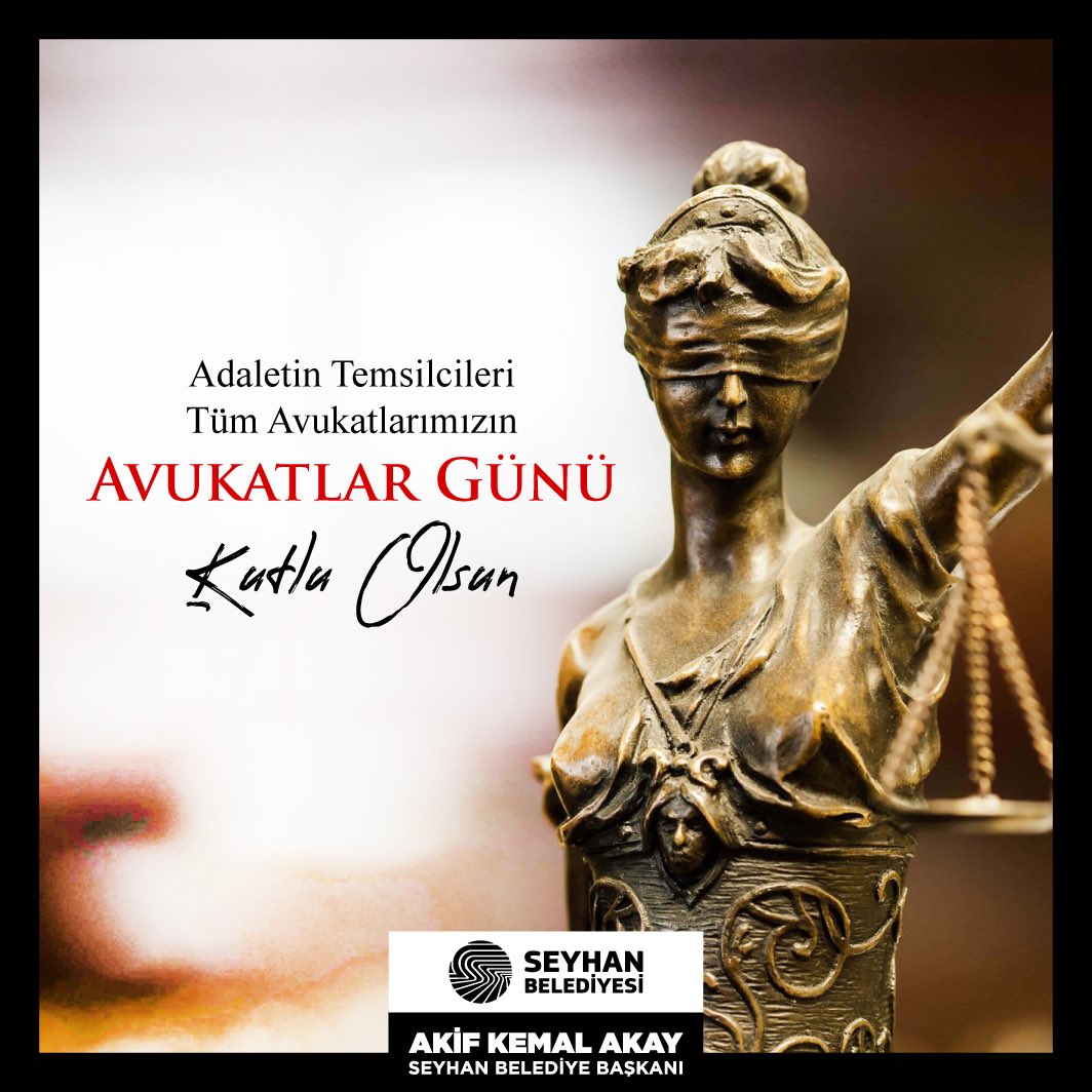 Adaletin temsilcileri tüm avukatlarımızın #AvukatlarGünü kutlu olsun.