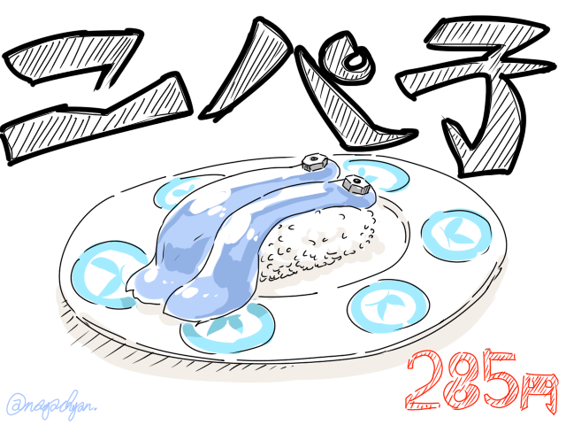 ニパ子関係の料理絵 